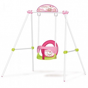 Качели металлические из серии Hello Kitty, высота 120 см. (Smoby, 310257)